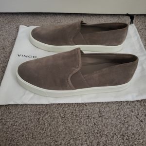 Women's Taupe Slide ons